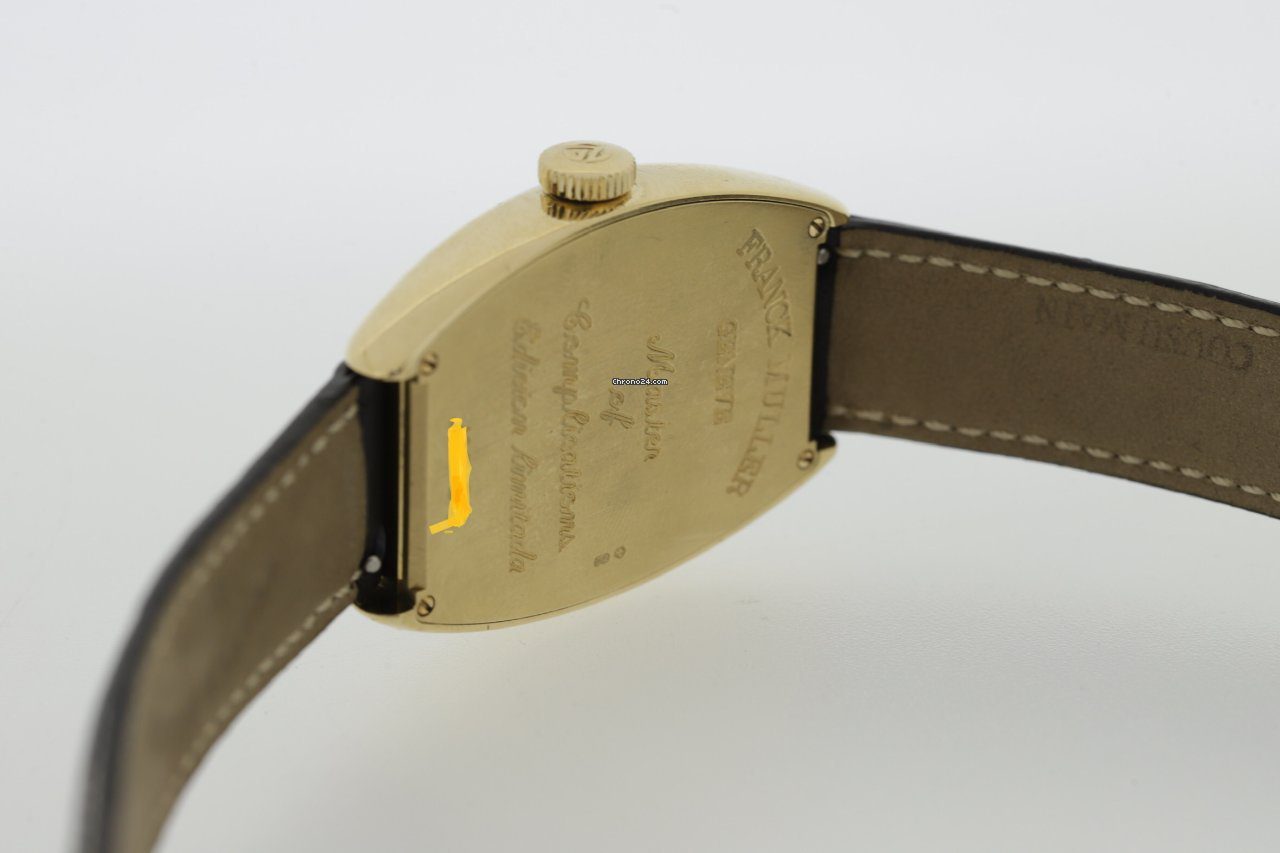 Franck Muller 5850 Casablanca Barcelona 18k Yellow Gold Dual Time Automatic Franck Muller 5850 Casablanca Barcelona 18k Yellow Gold Dual Time Automatic