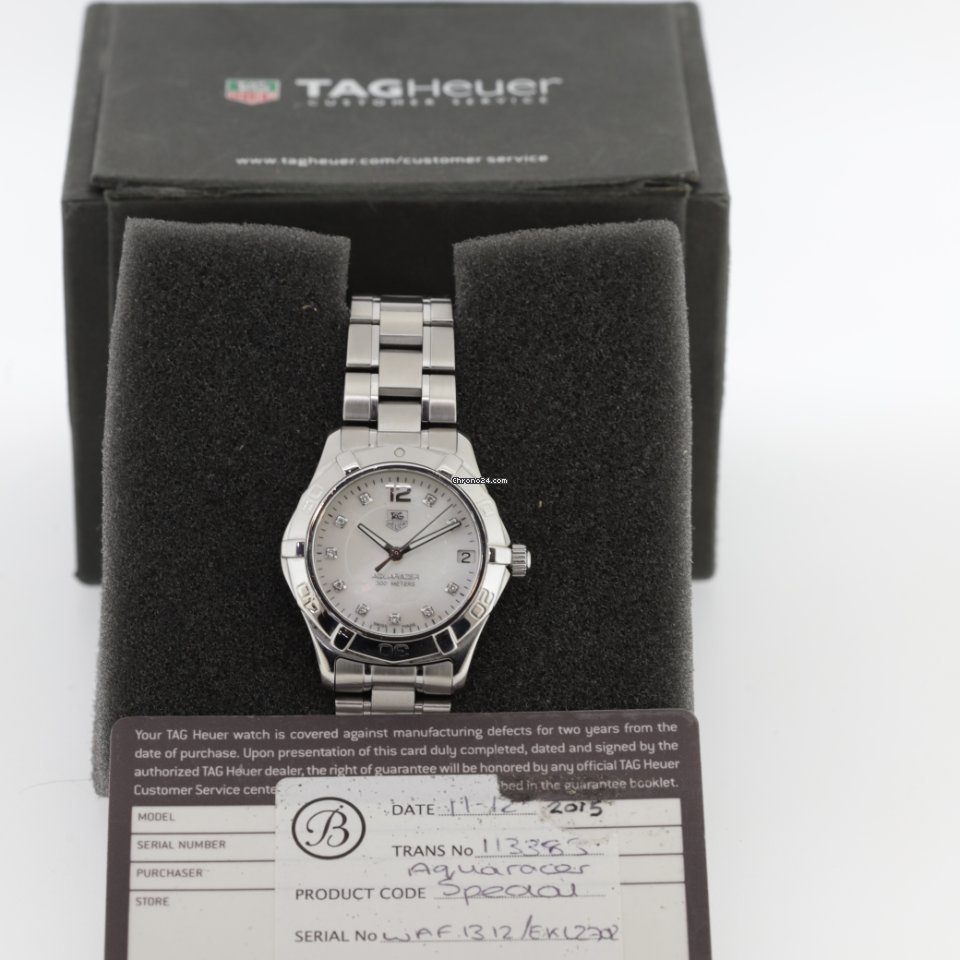 TAG Heuer Aquaracer Mother of Pearl Dial Quartz Watch
