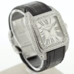 Cartier Santos 100 Factory Diamonds Automatic Watch