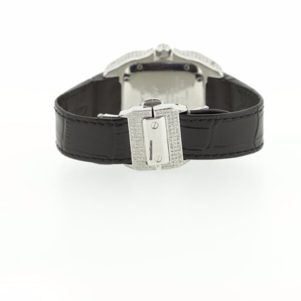 Cartier Santos 100 Factory Diamonds Automatic Watch