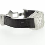 Cartier Santos 100 Factory Diamonds Automatic Watch