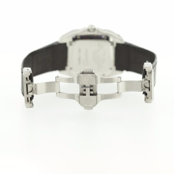 Cartier Santos 100 Factory Diamonds Automatic Watch