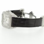 Cartier Santos 100 Factory Diamonds Automatic Watch
