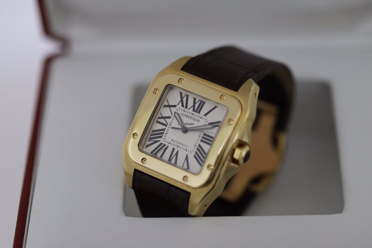 Cartier Santos 100 XL Yellow Gold
