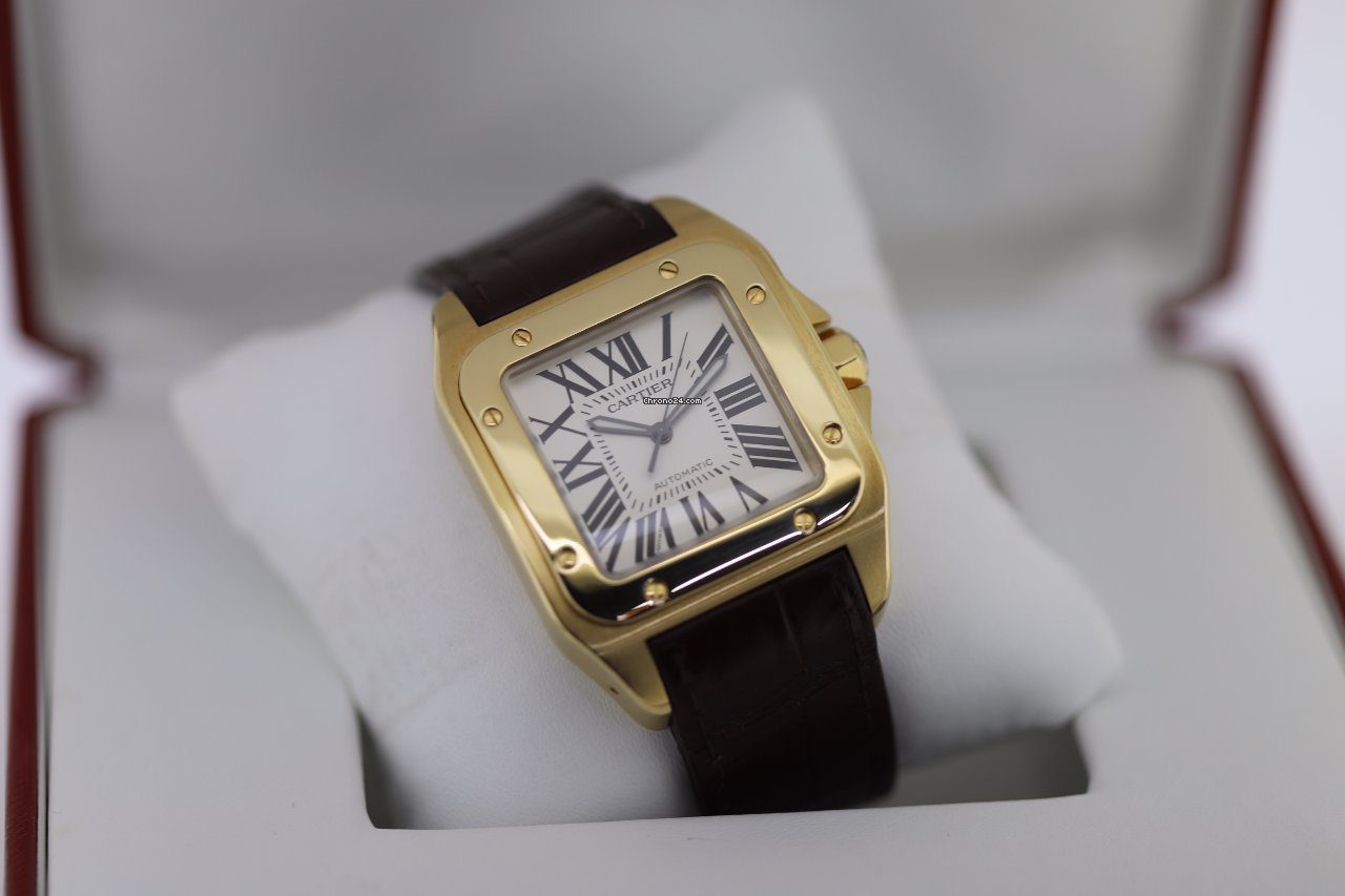 Cartier Santos 100 XL Yellow Gold