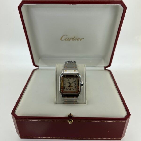 Cartier Santos Moonphase Quartz Watch