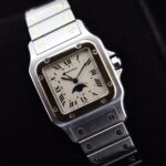 Cartier Santos Moonphase Quartz Watch