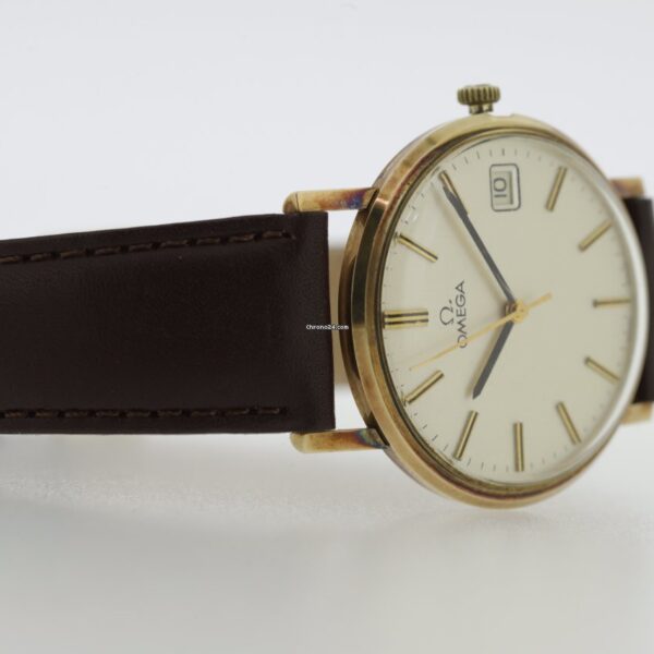 Omega Vintage 9ct Gold 1960s Manual Wind Watch