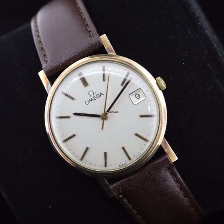 Omega Vintage 9ct Gold 1960s Manual Wind Watch
