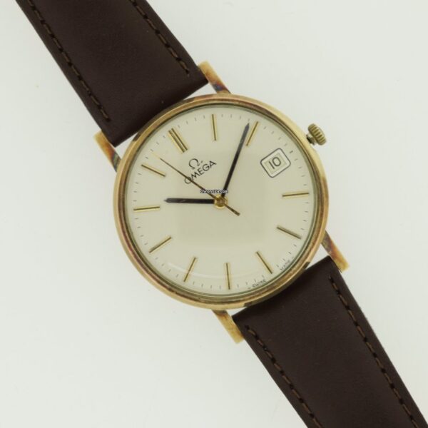 Omega Vintage 9ct Gold 1960s Manual Wind Watch