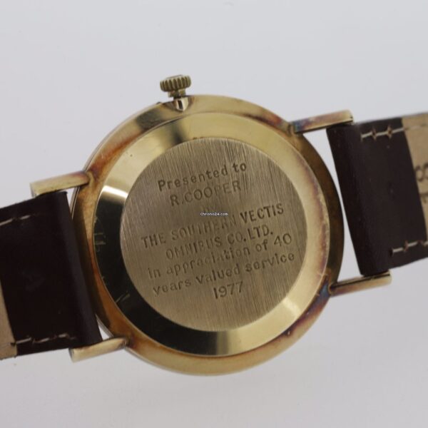 Omega Vintage 9ct Gold 1960s Manual Wind Watch