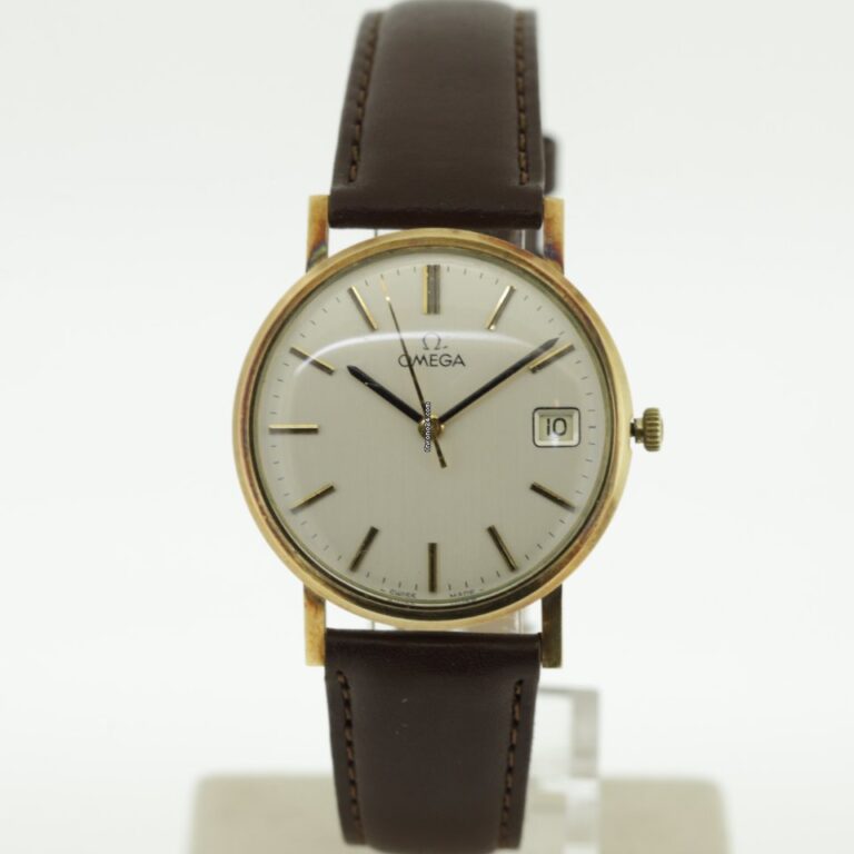 Omega Vintage 9ct Gold 1960s Manual Wind Watch