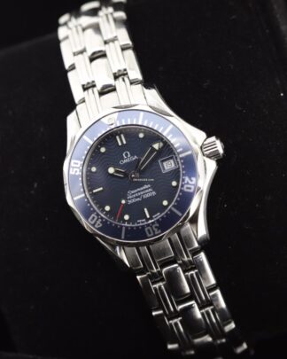 Omega SeaMaster 28mm Ladies Blue Dial Watch