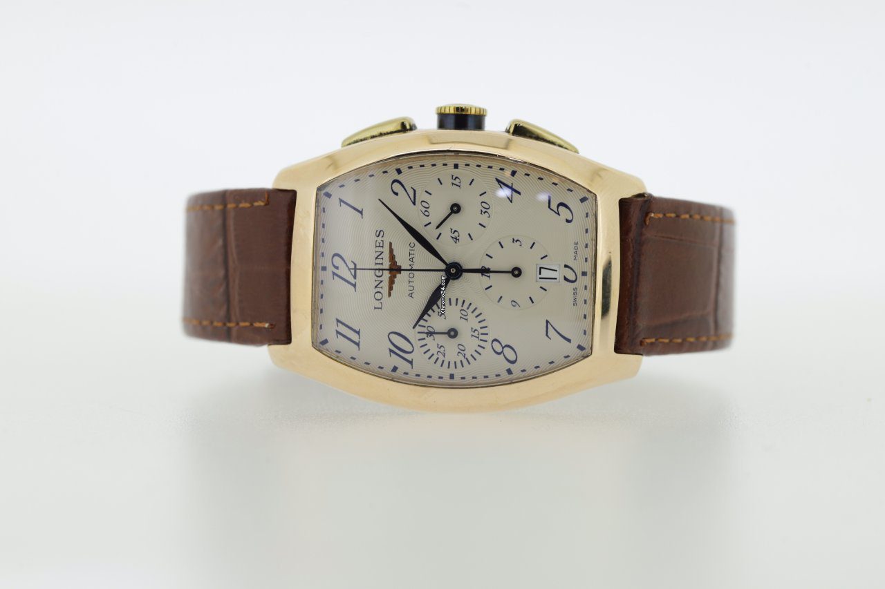 Longines Evidenza 18K Rose Gold Automatic Watch