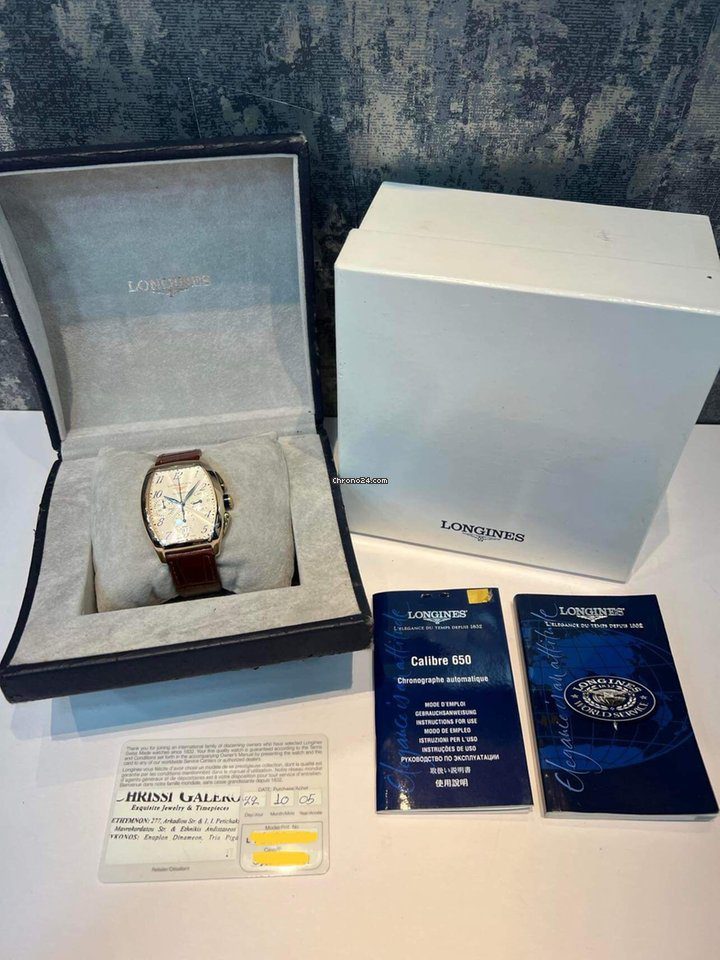 Longines Evidenza 18K Rose Gold Automatic Watch