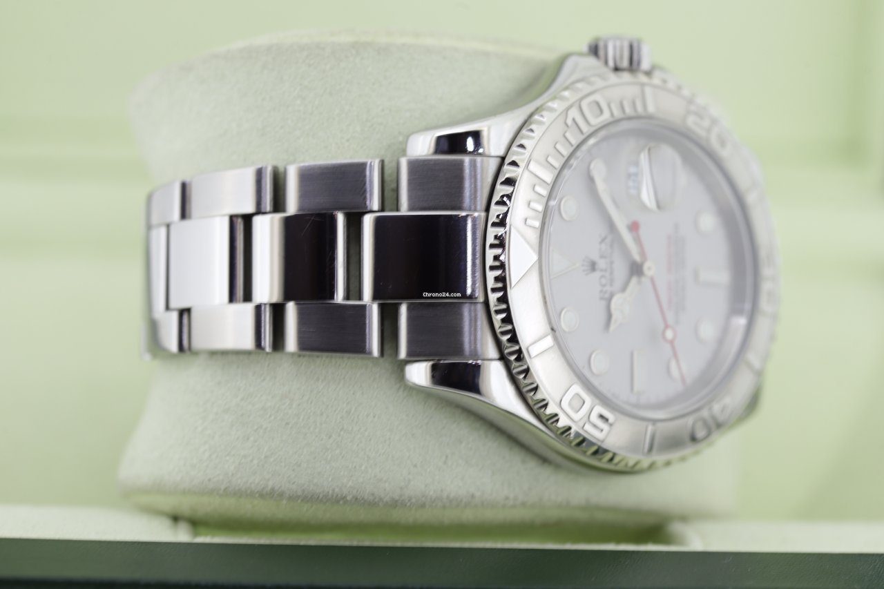 Rolex Yacht Master 40 Platinum Bezel Automatic Watch