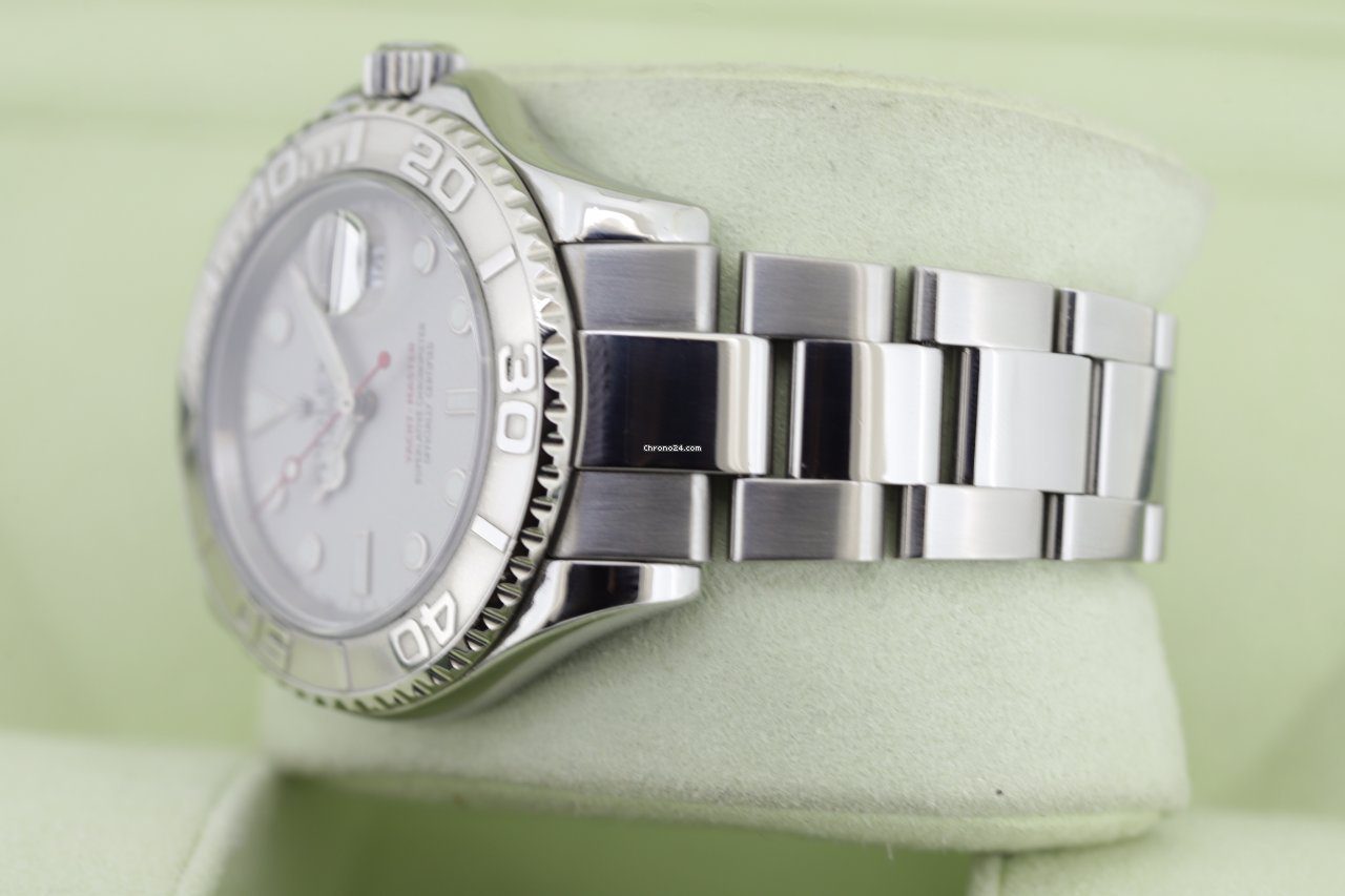 Rolex Yacht Master 40 Platinum Bezel Automatic Watch