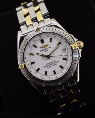 Breitling Windrider Steel & Gold Automatic Watch