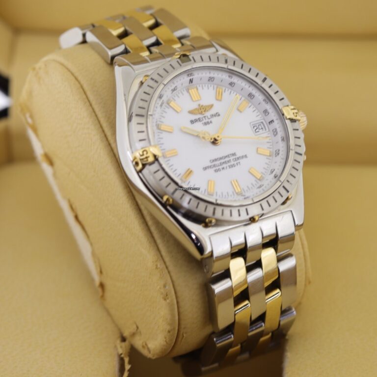 Breitling Windrider Steel & Gold Automatic Watch