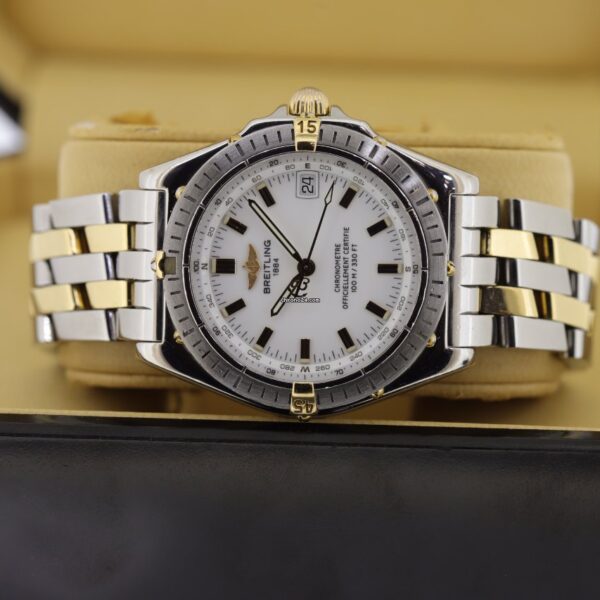 Breitling Windrider Steel & Gold Automatic Watch