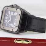 Cartier Santos 100 XL Black Automatic Watch 2656