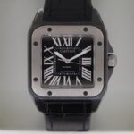 Cartier Santos 100 XL Black Automatic Watch 2656