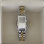 Rolex Lady-Datejust 26 Steel & Gold Royal Blue Dial Automatic Watch 69173