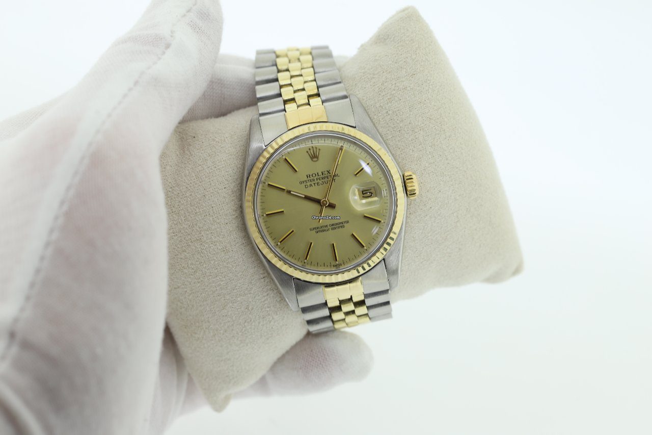 Rolex Datejust 36 Steel & Gold 1979 Automatic Watch 16013