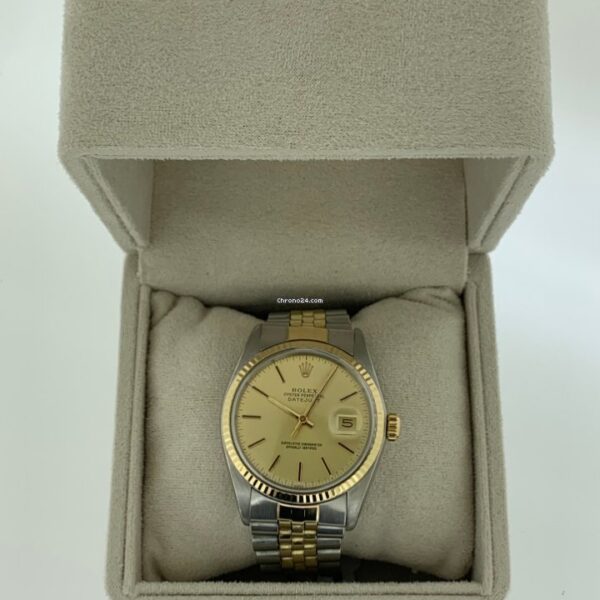 Rolex Datejust 36 Steel & Gold 1979 Automatic Watch 16013