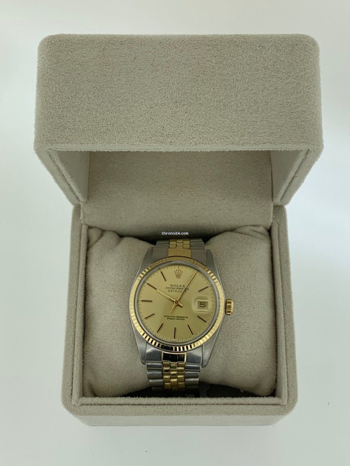 Rolex Datejust 36 Steel & Gold 1979 Automatic Watch 16013
