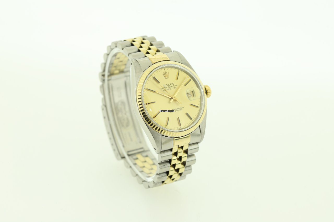 Rolex Datejust 36 Steel & Gold 1979 Automatic Watch 16013
