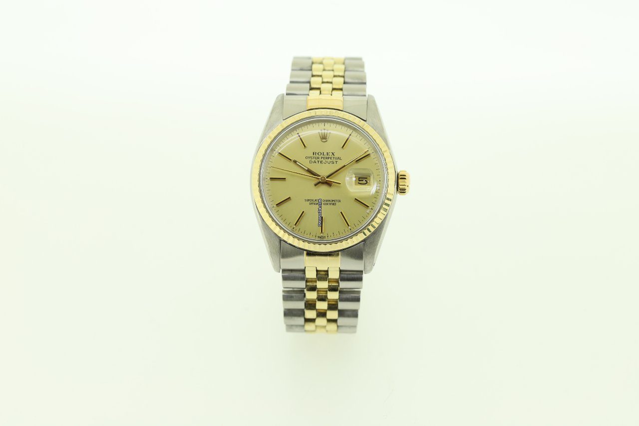 Rolex Datejust 36 Steel & Gold 1979 Automatic Watch 16013