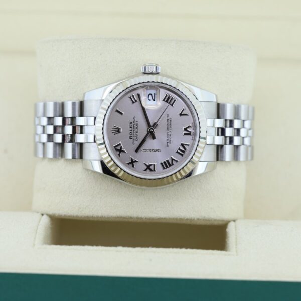 Rolex Datejust 31 Rosé Silver Automatic Ladies Watch 178274