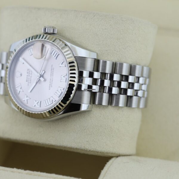 Rolex Datejust 31 Rosé Silver Automatic Ladies Watch 178274