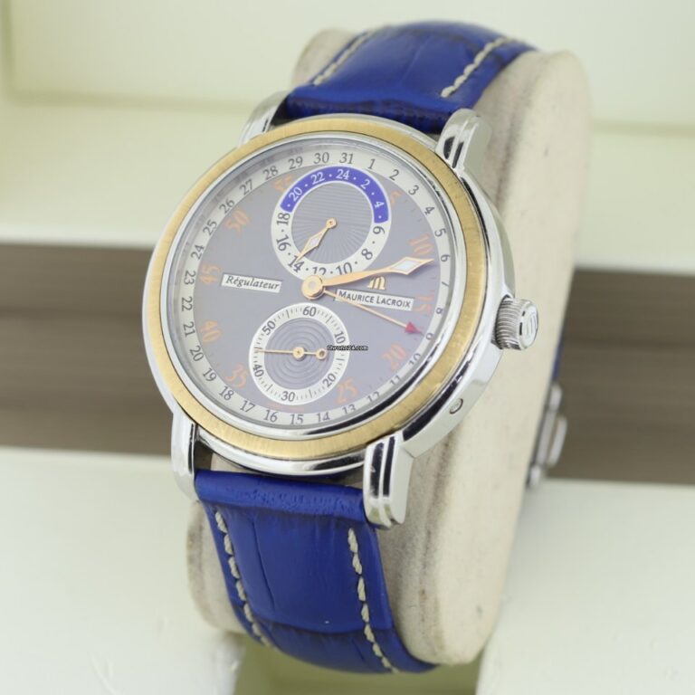 Want to sell a similar watch? Create a listing now Report listing Share this listing Maurice Lacroix Masterpiece Regulateur 18K Gold Bezel Automatic Watch MP6148