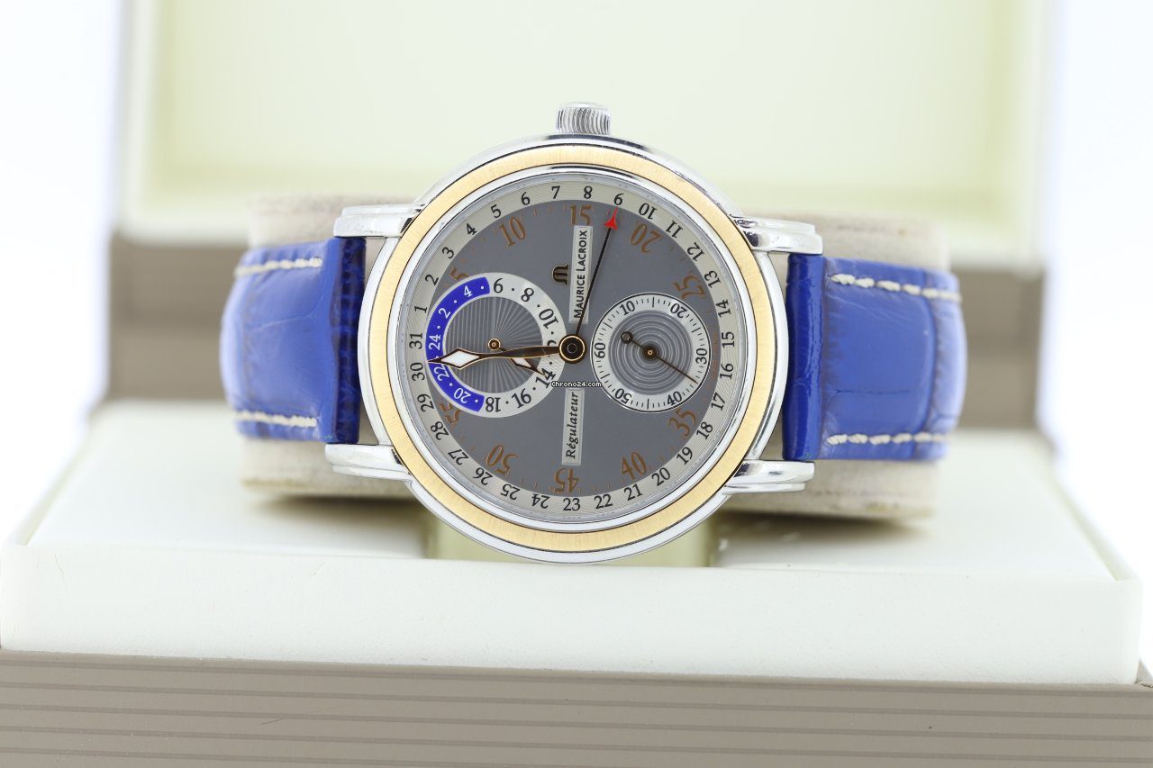 Want to sell a similar watch? Create a listing now Report listing Share this listing Maurice Lacroix Masterpiece Regulateur 18K Gold Bezel Automatic Watch MP6148