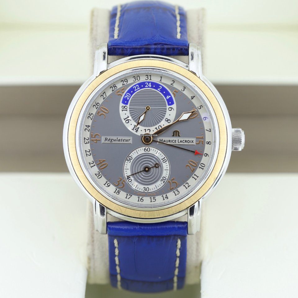 Want to sell a similar watch? Create a listing now Report listing Share this listing Maurice Lacroix Masterpiece Regulateur 18K Gold Bezel Automatic Watch MP6148