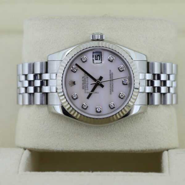 Rolex Datejust 31 Pink Pearl Dial Automatic Ladies Watch 178274