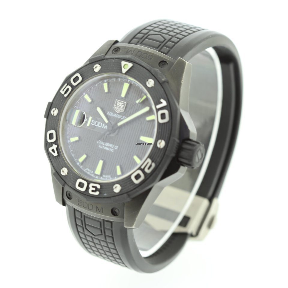 TAG Heuer Aquaracer 500M Titanium Automatic Diver Watch WAJ2180
