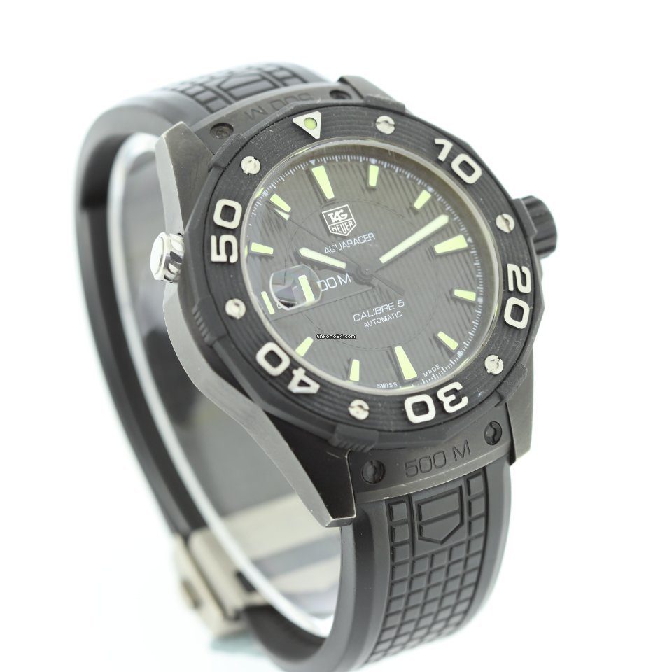 TAG Heuer Aquaracer 500M Titanium Automatic Diver Watch WAJ2180