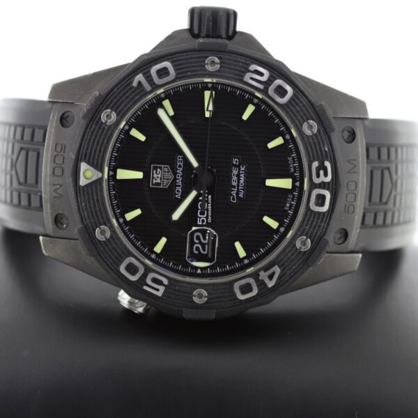 TAG Heuer Aquaracer 500M Titanium Automatic Diver Watch WAJ2180