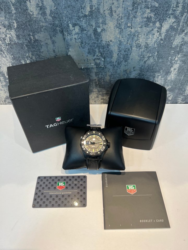 TAG Heuer Aquaracer 500M Titanium Automatic Diver Watch WAJ2180