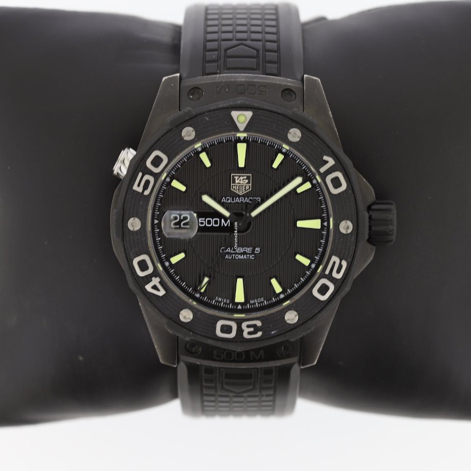 TAG Heuer Aquaracer 500M Titanium Automatic Diver Watch WAJ2180