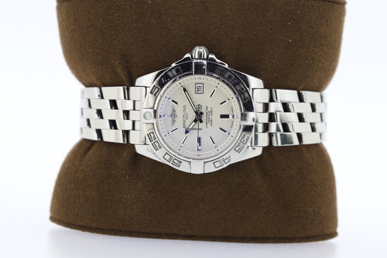 22972942-9hdsh5hmr99imgnmllvh0l39-ExtraLarge Breitling Galactic 32 Ladies Quartz Watch A71356