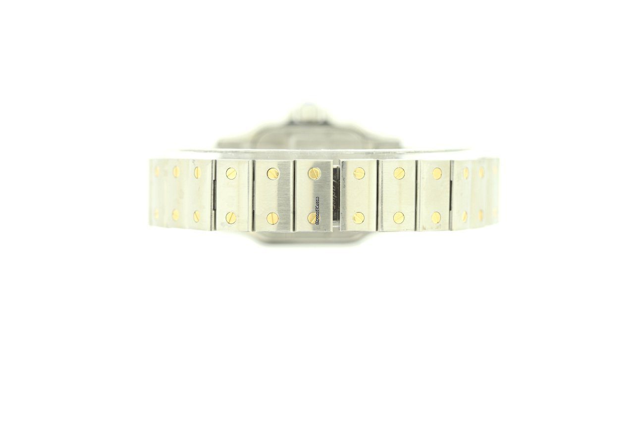 Cartier Santos Galbee Stainless Steel & Gold Ladies Watch Cartier Santos Galbee Stainless Steel & Gold Ladies Watch
