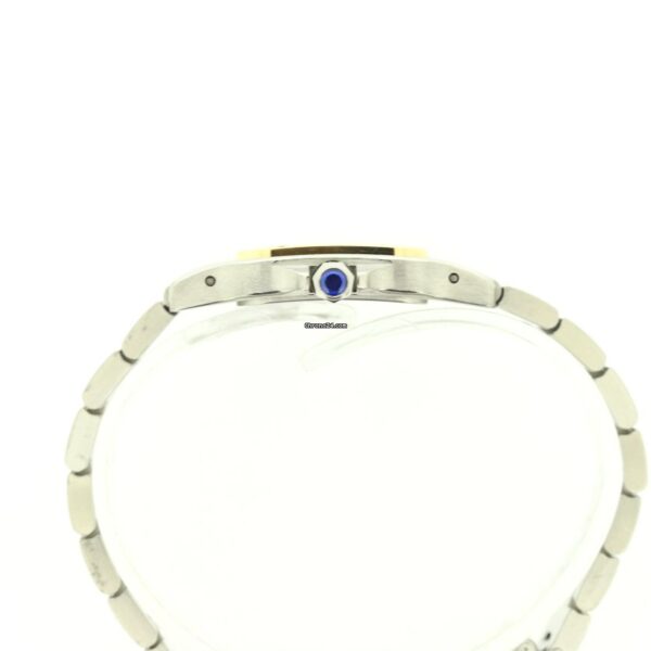 Cartier Santos Galbee Stainless Steel & Gold Ladies Watch
