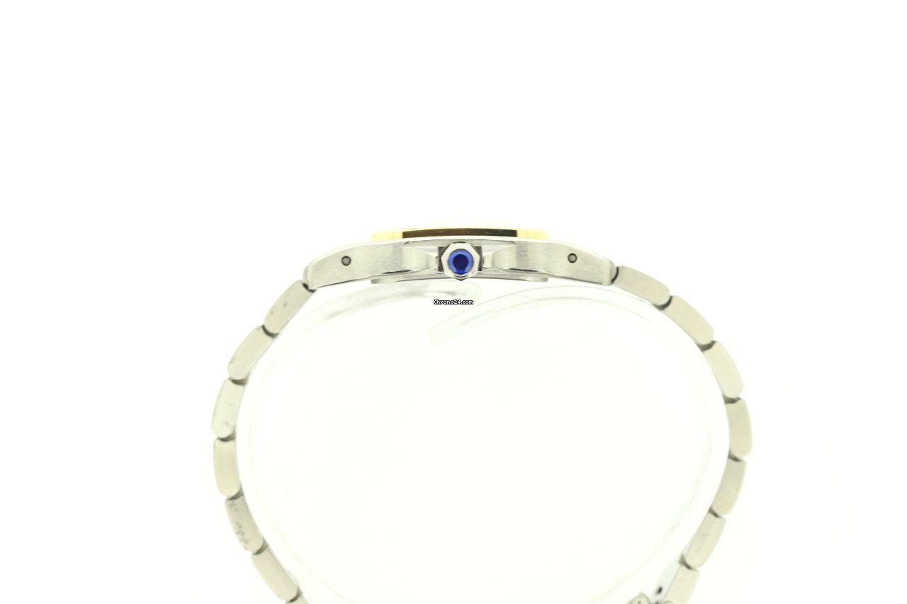 Cartier Santos Galbee Stainless Steel & Gold Ladies Watch Cartier Santos Galbee Stainless Steel & Gold Ladies Watch