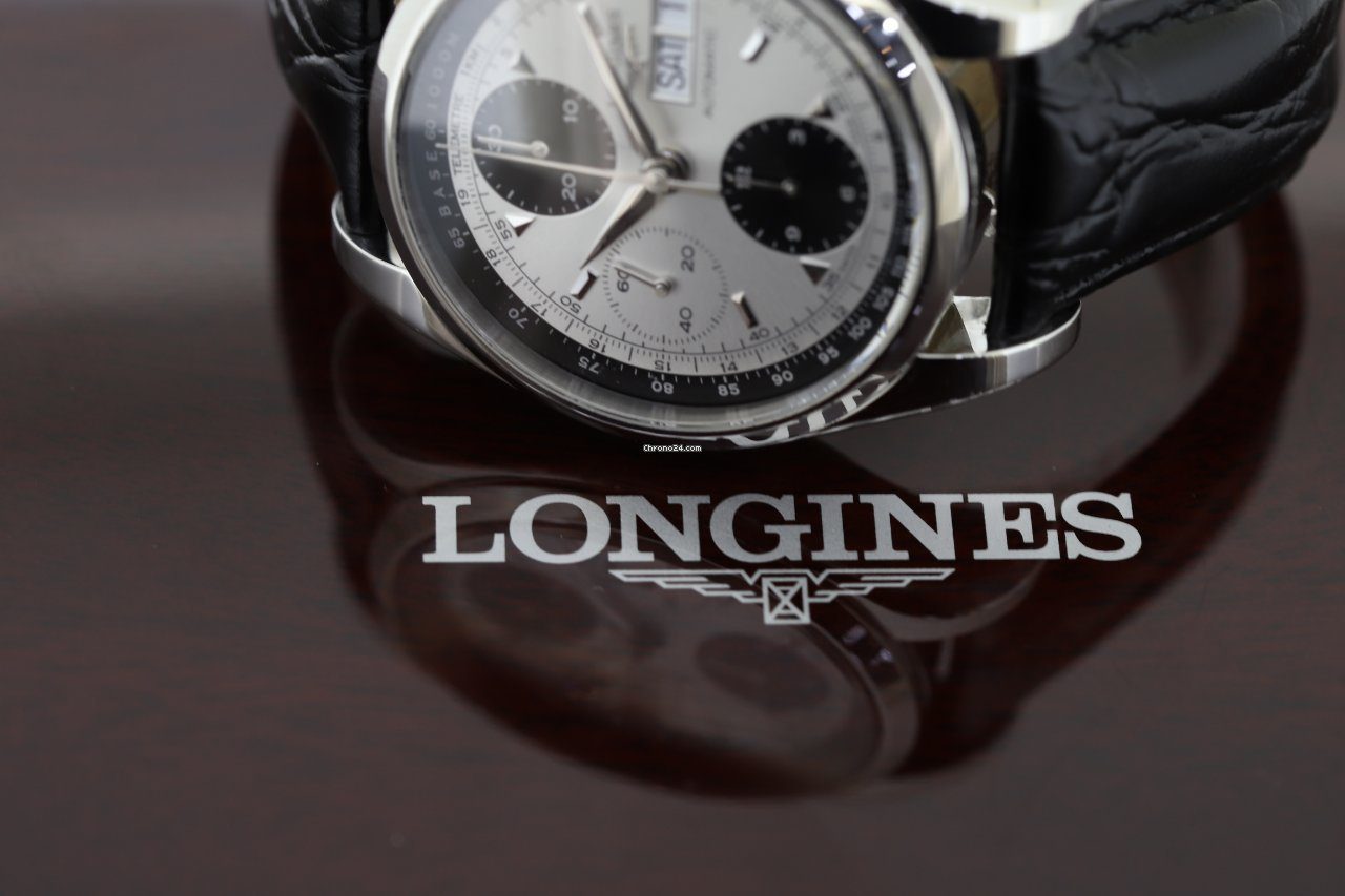 Longines Heritage 1954 Chronograph Panda Dial Automatic Watch