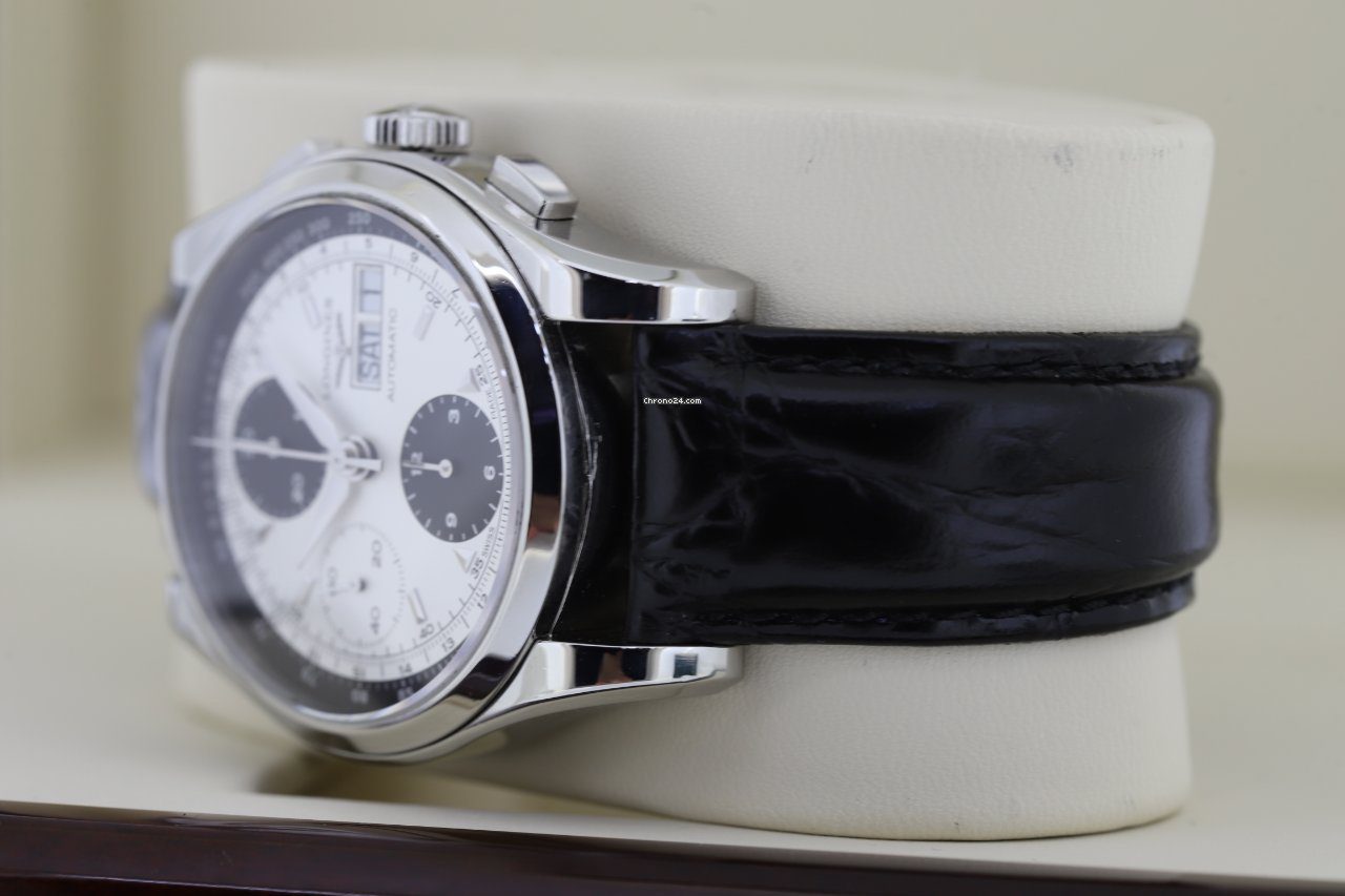Longines Heritage 1954 Chronograph Panda Dial Automatic Watch