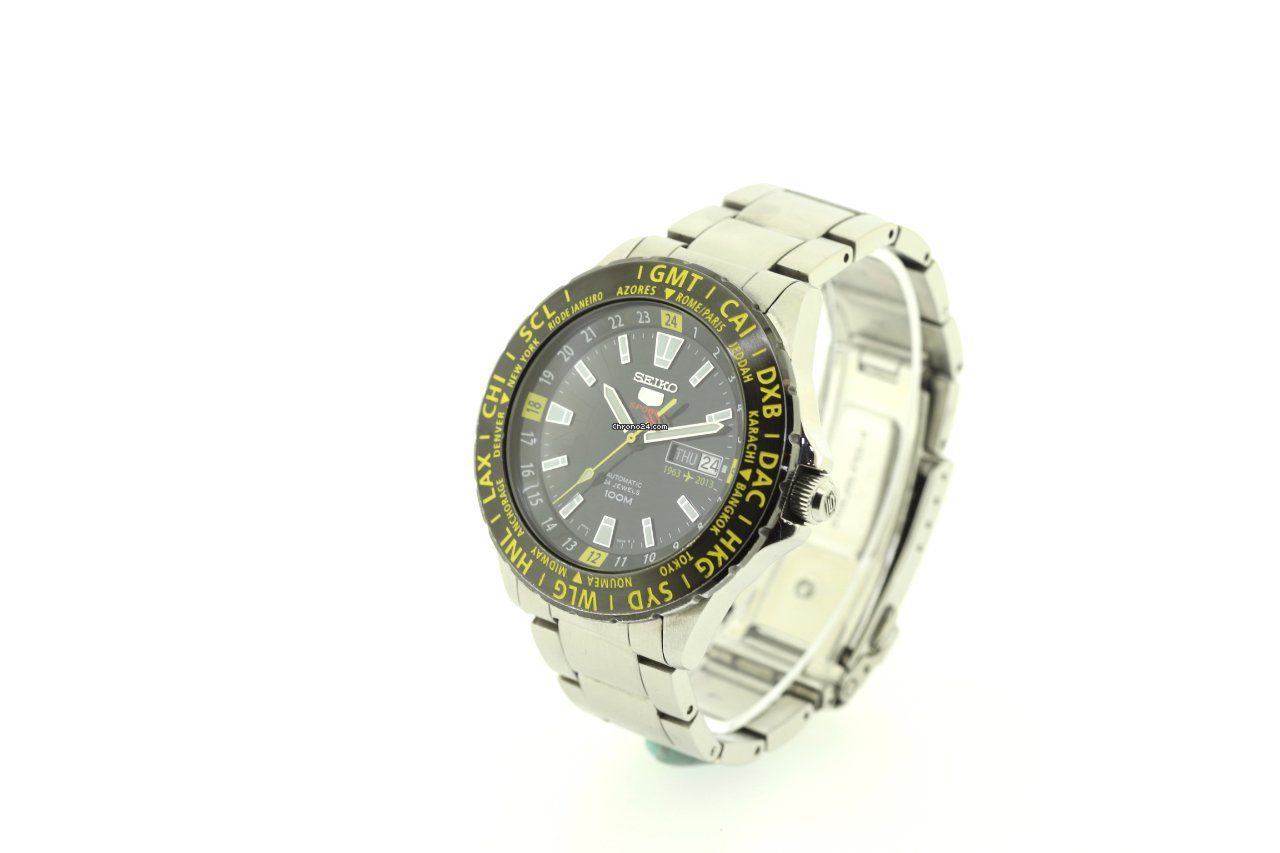 Seiko 5 Sports 50th Anniversary GMT Special Edition Automatic Watch Seiko 5 Sports 50th Anniversary GMT Special Edition Automatic Watch